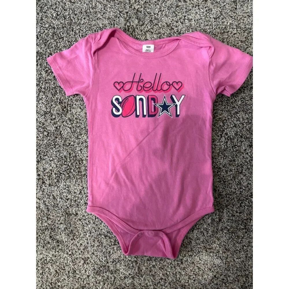 ❤️Hello Sunday Dallas Cowboy’s Onesie 18M